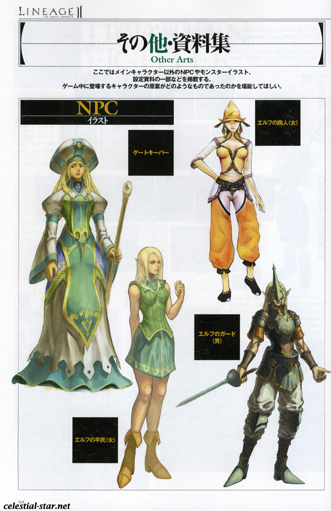 Lineage II The chaotic chronicle fan book image by NCsoft Corporation