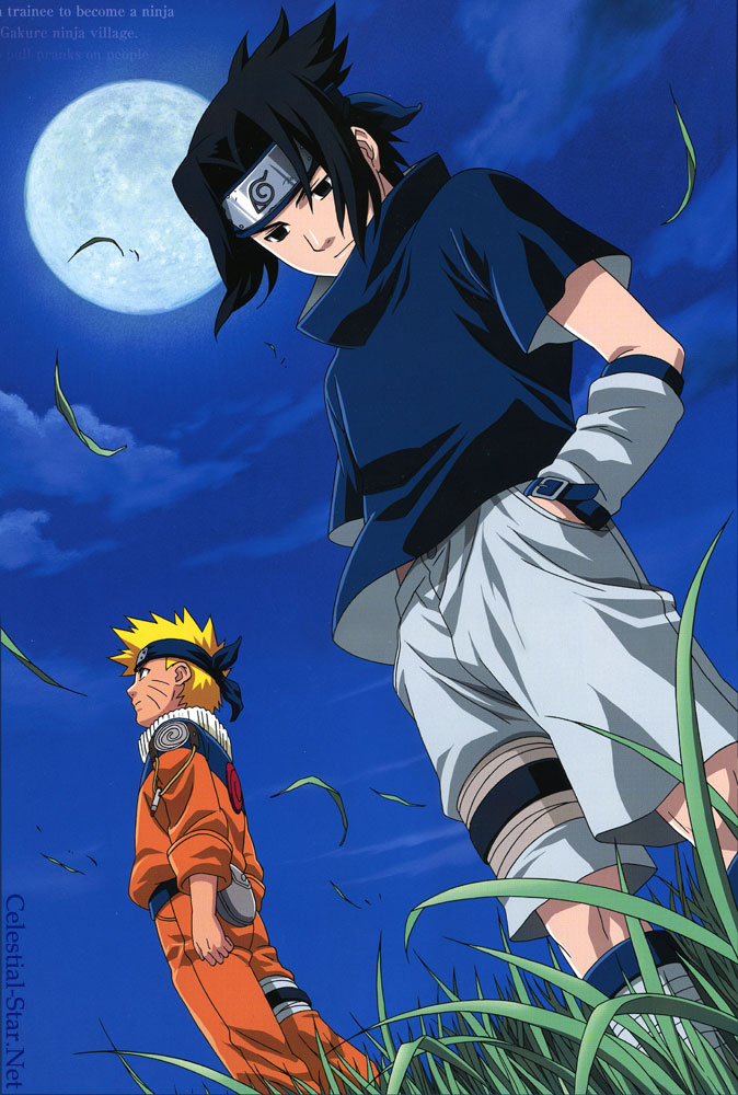 Naruto 2004 calendar image by Masashi Kishimoto