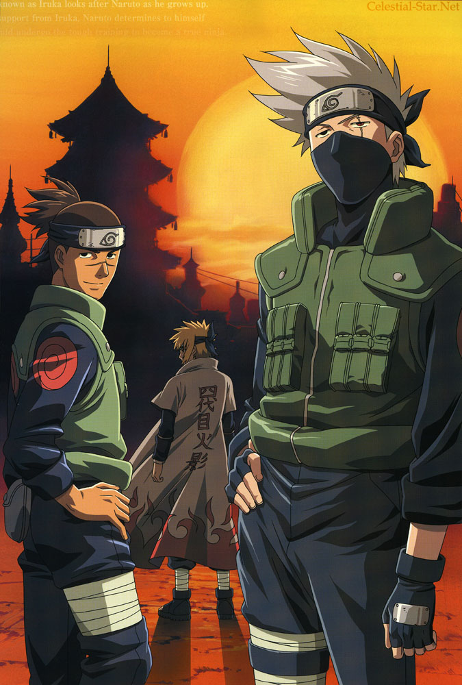 Naruto 2004 calendar image by Masashi Kishimoto