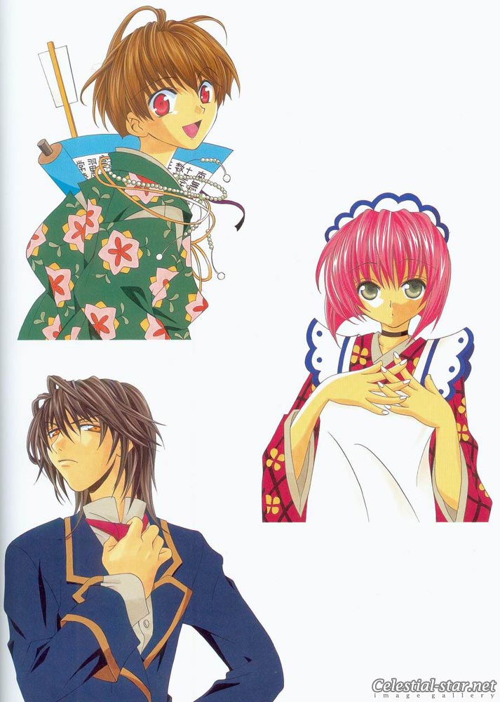 Tactics illustration works image by Kinoshita Sakura and Higashiyama Kazuko