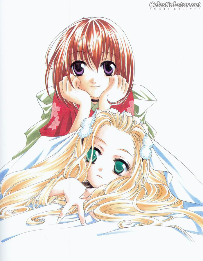 Tactics illustration works image by Kinoshita Sakura and Higashiyama Kazuko