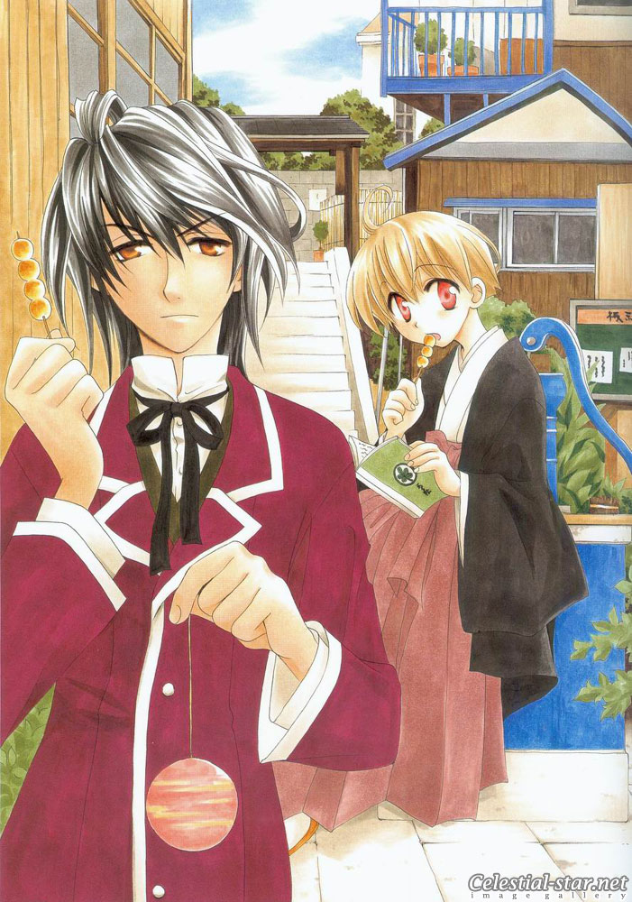 Tactics illustration works image by Kinoshita Sakura and Higashiyama Kazuko