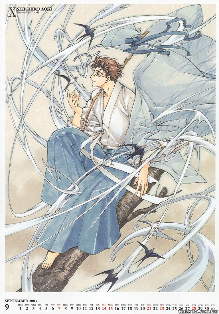 X-1999 2003 Calendar image by Clamp